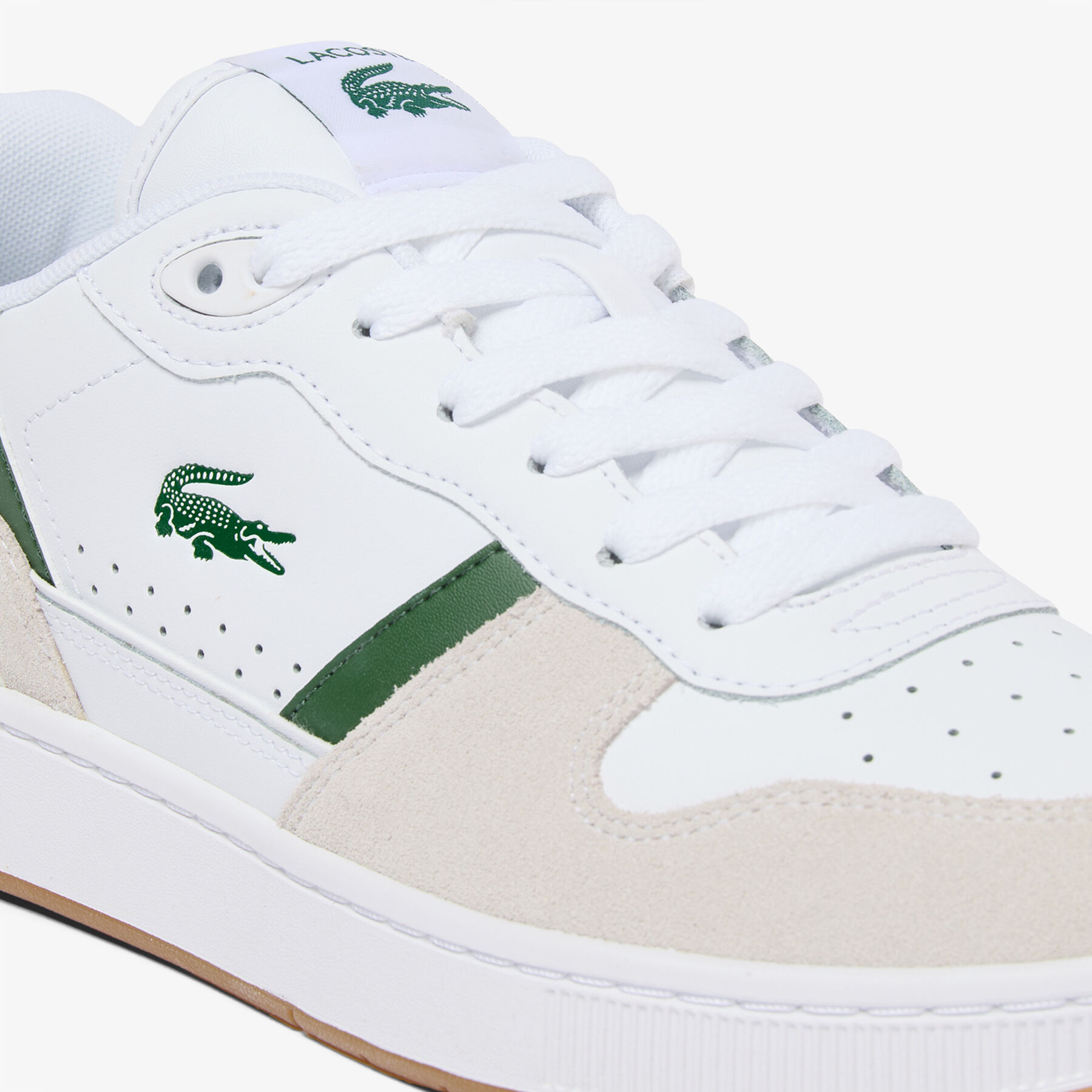 Men's T-Clip Set Leather Sneakers lacoste men s t clip set leather sneakers