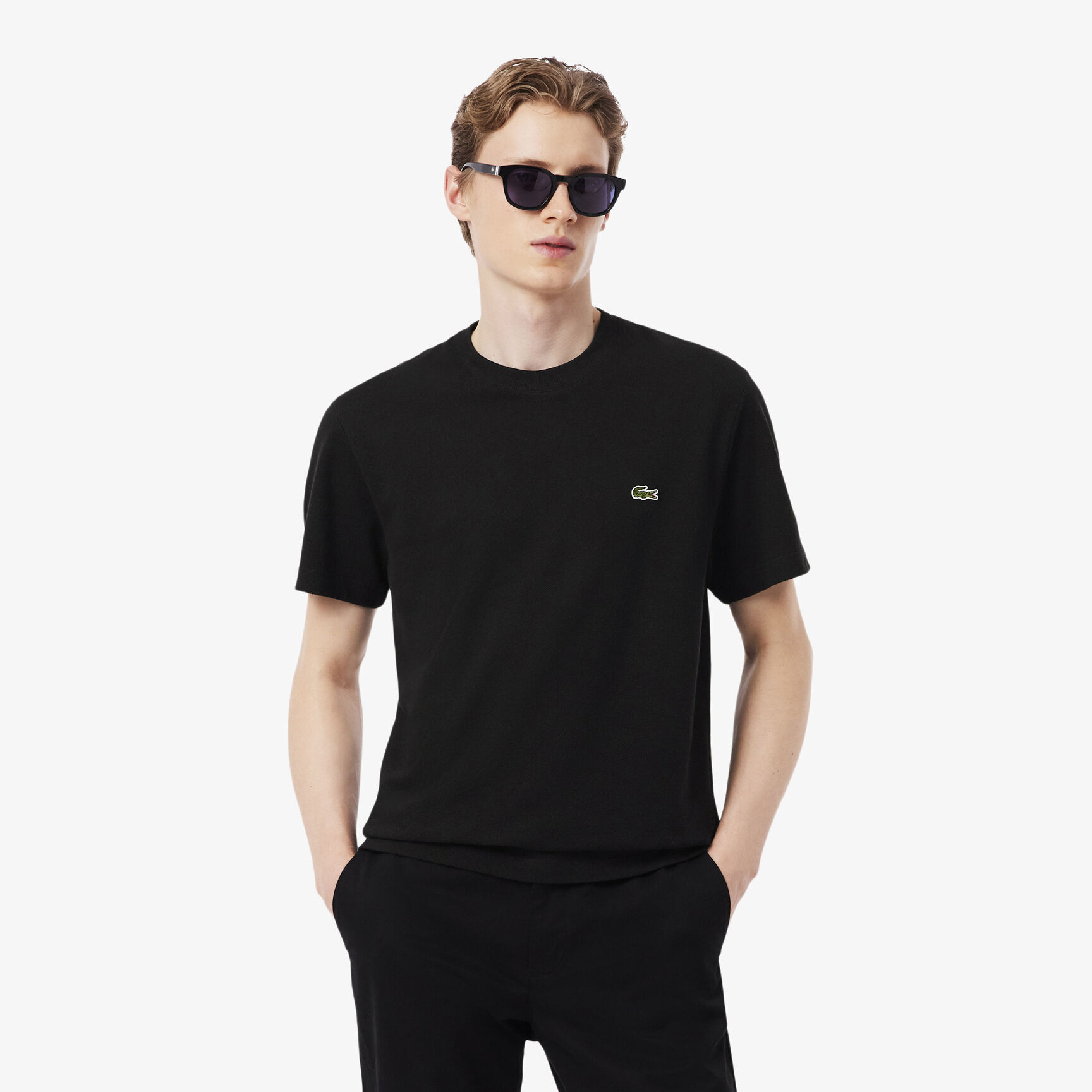 Heavy Cotton and Linen Pique T-shirt - TH0629-00-031