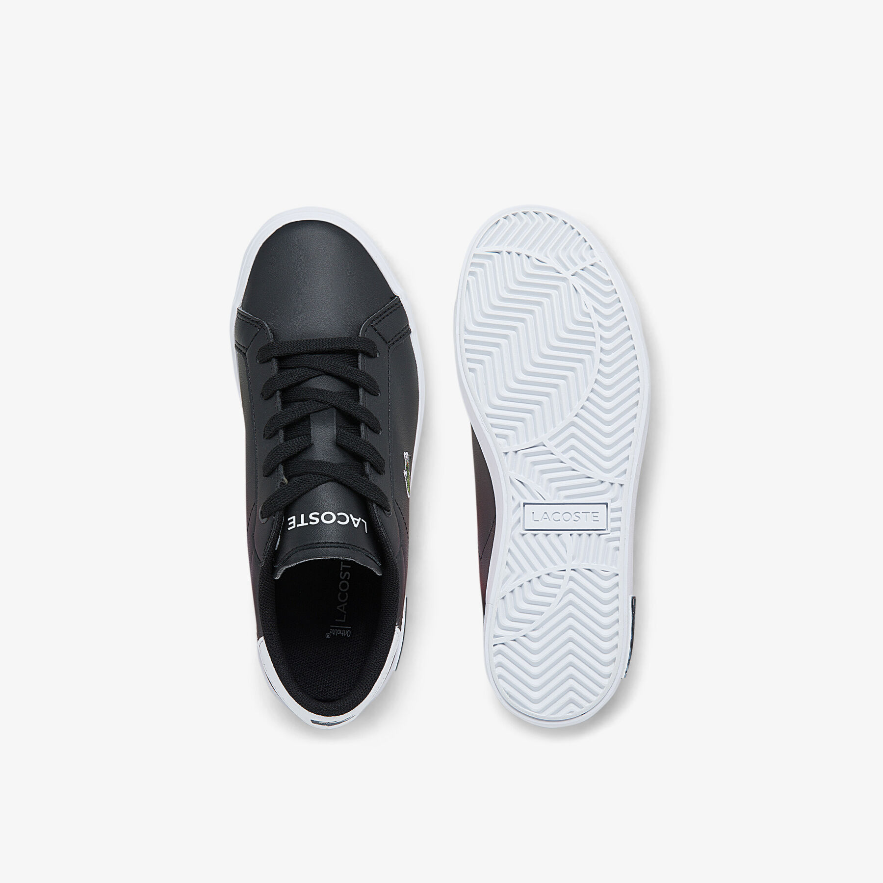 Children's Powercourt Synthetic Trainers lacoste children s powercourt synthetic trainers