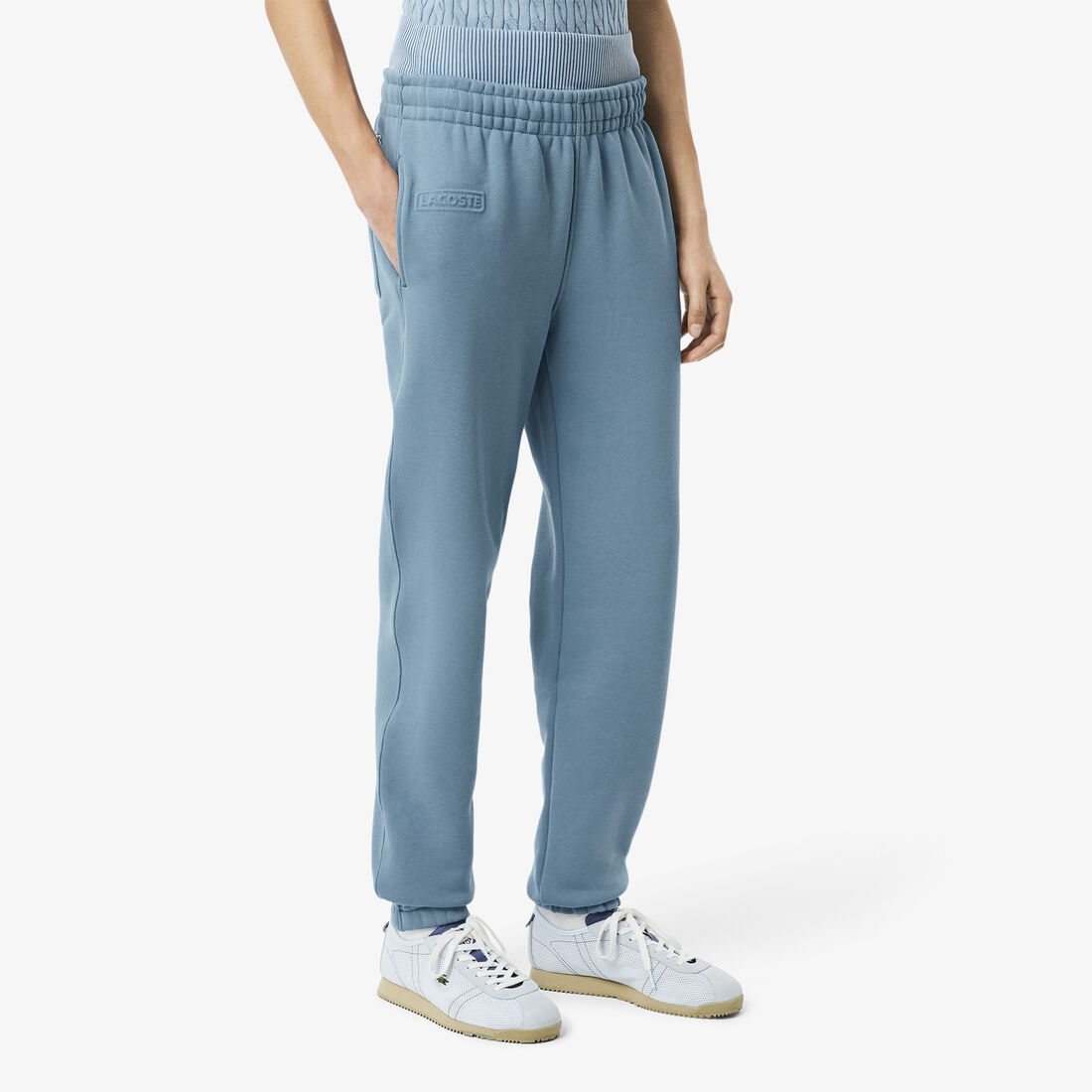 بنطال من الصوف بشعار منقوش Embossed Logo Fleece Pants - XF0353-00-HD9