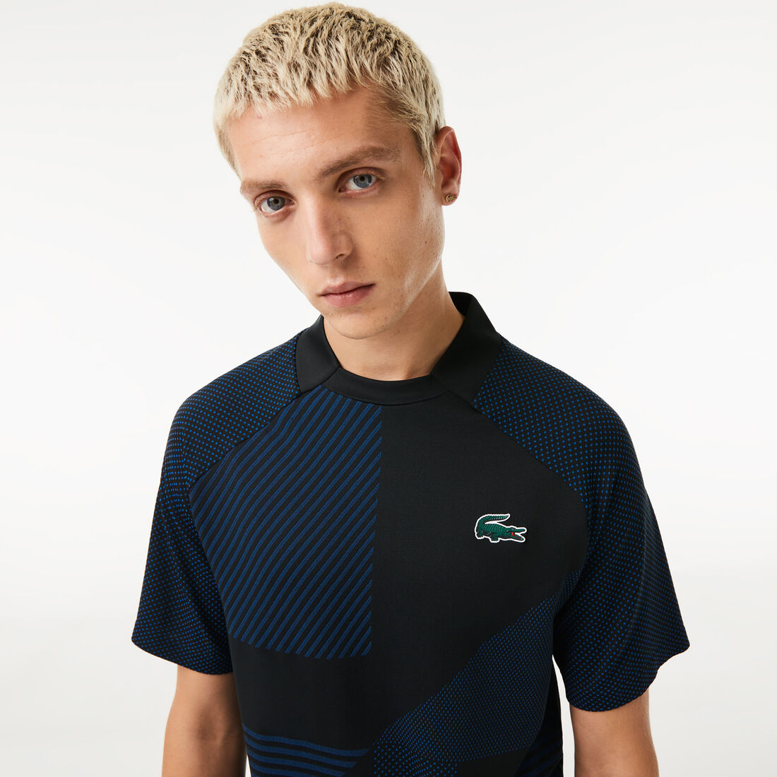 تيشيرت بولو تنس بتصميم بدون حياكة بقصة ضيقة للرجال مجموعة Lacoste SPORT Men's Lacoste SPORT Slim Fit Seamless Tennis Polo Shirt - DH9255-00-985