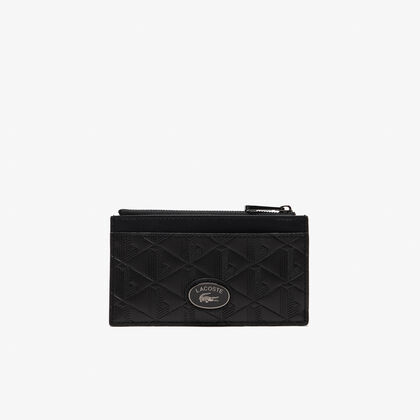 Nomogramme Zipped Leather Card Holder