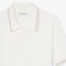 Striped Cable Knit Polo Collar Sweater - AF0972-00-70V