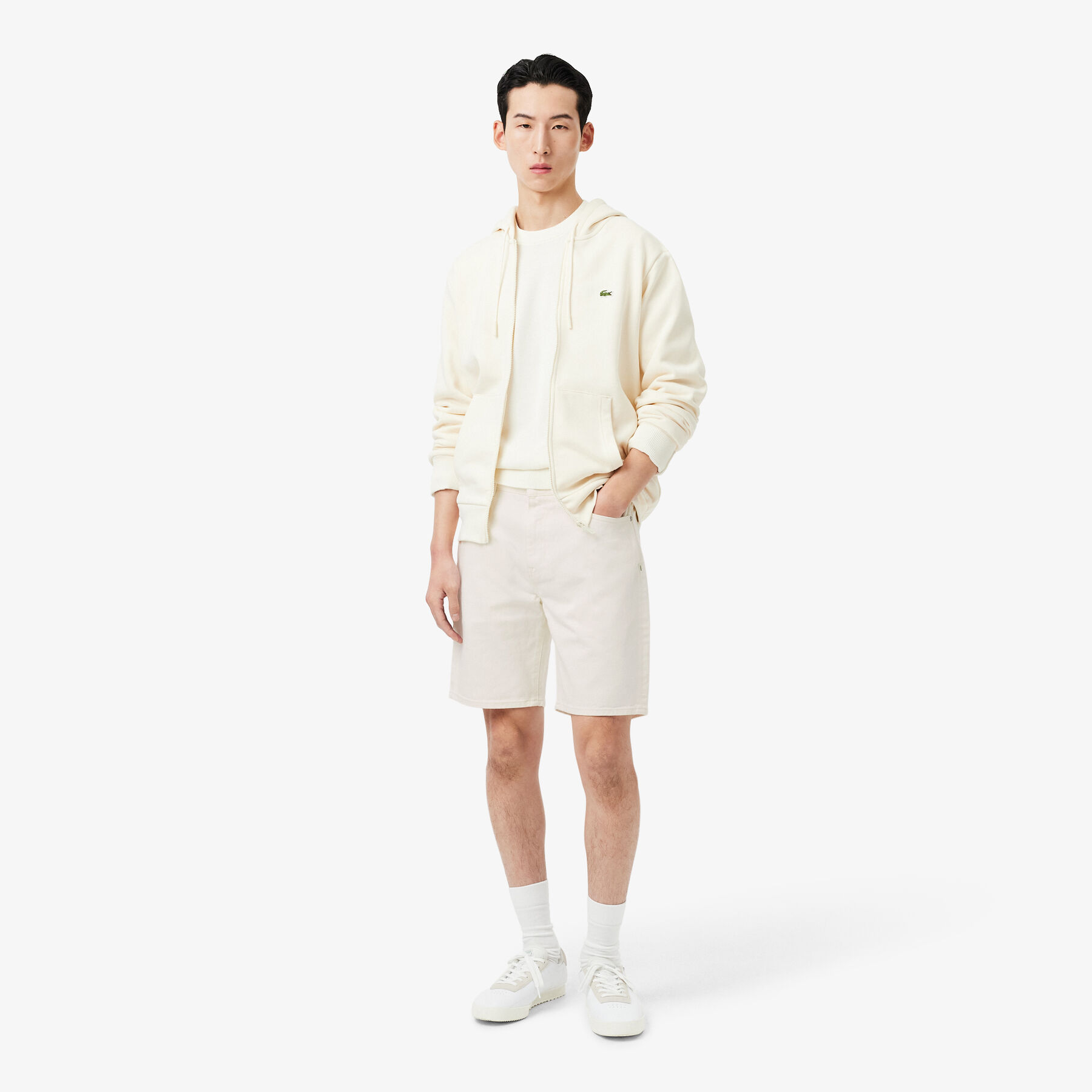 Straight Fit Denim Bermuda Shorts - FH9932-00-70V