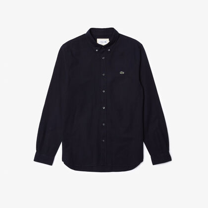 قميص من قطن أكسفورد المرن بقصة ضيقة للرجال