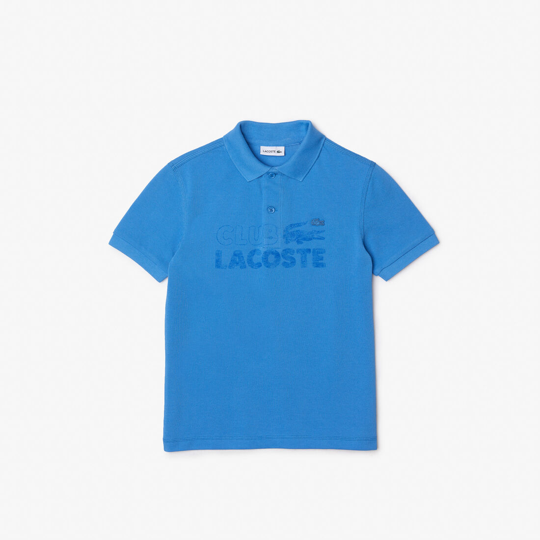 Boys’ Lacoste Organic Cotton Branded Polo Shirt
