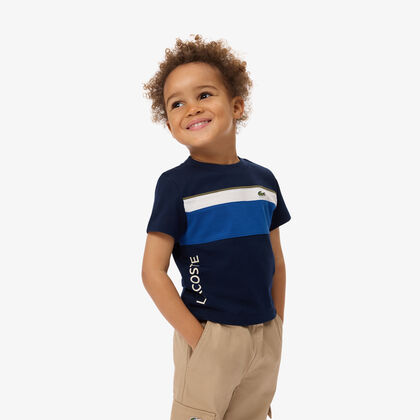 Cotton Colour-block T-shirt