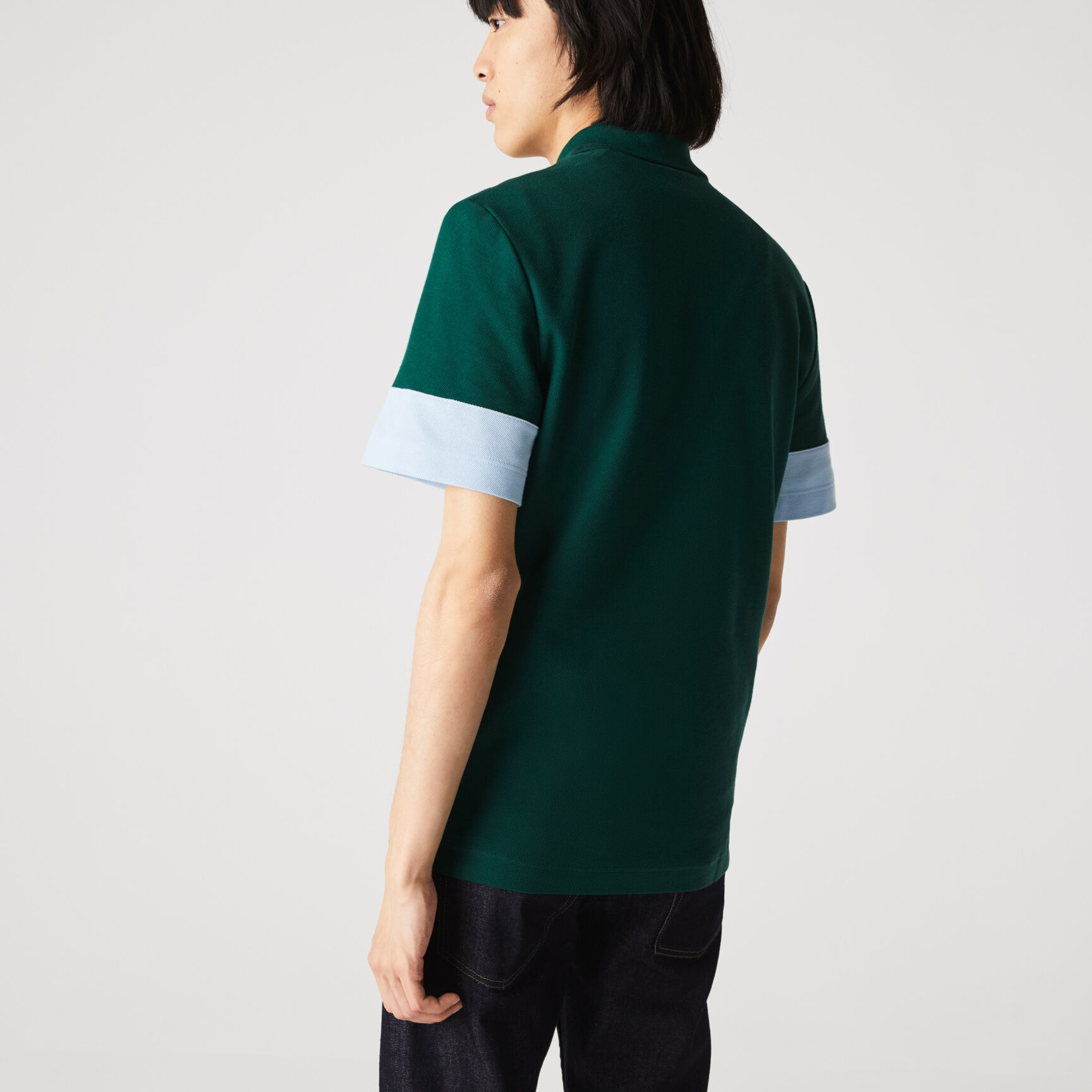 Men&rsquo;s Heritage Slim Fit Colorblock Cotton Piqu&eacute; Polo