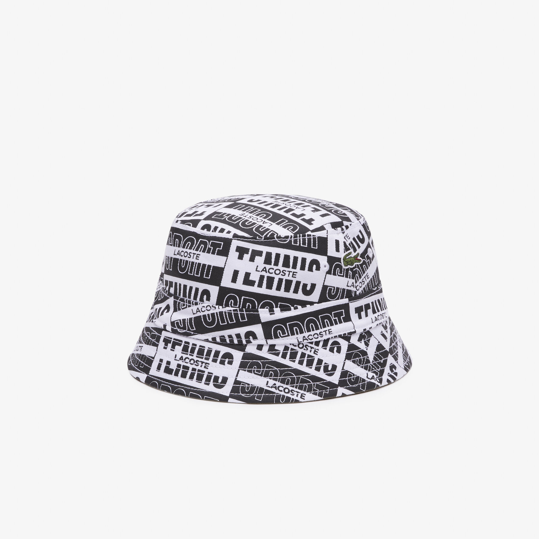 Reversible Printed Cotton Bucket Hat lacoste reversible printed cotton bucket hat