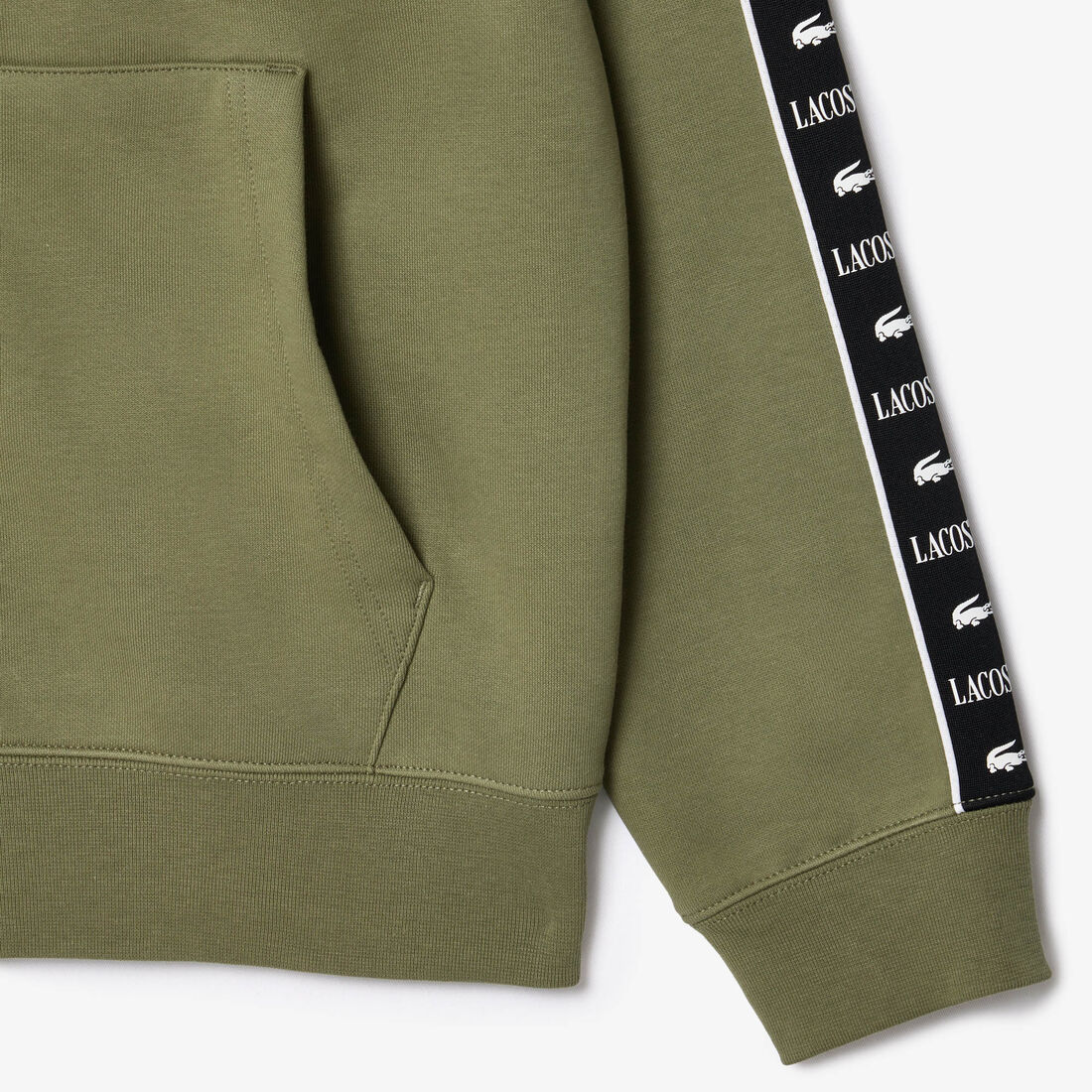 Logo Stripe Zip-Up Hoodie Logo Stripe Zip-Up Hoodie - SH7457-00-BMY