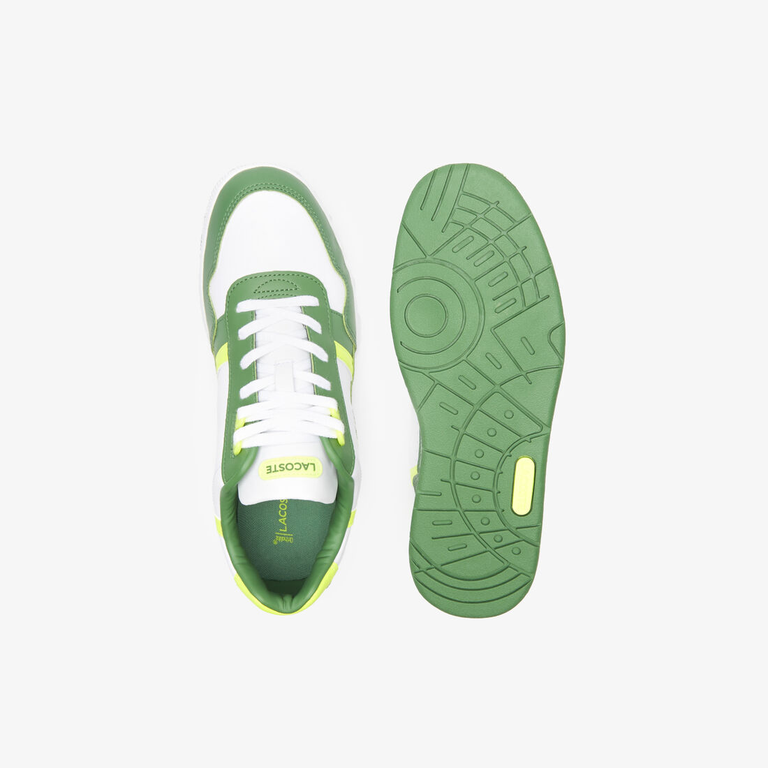 سنيكرز لاكوست تي كليب جلد مقسم بألوان للرجال سنيكرز لاكوست تي كليب جلد مقسم بألوان للرجال