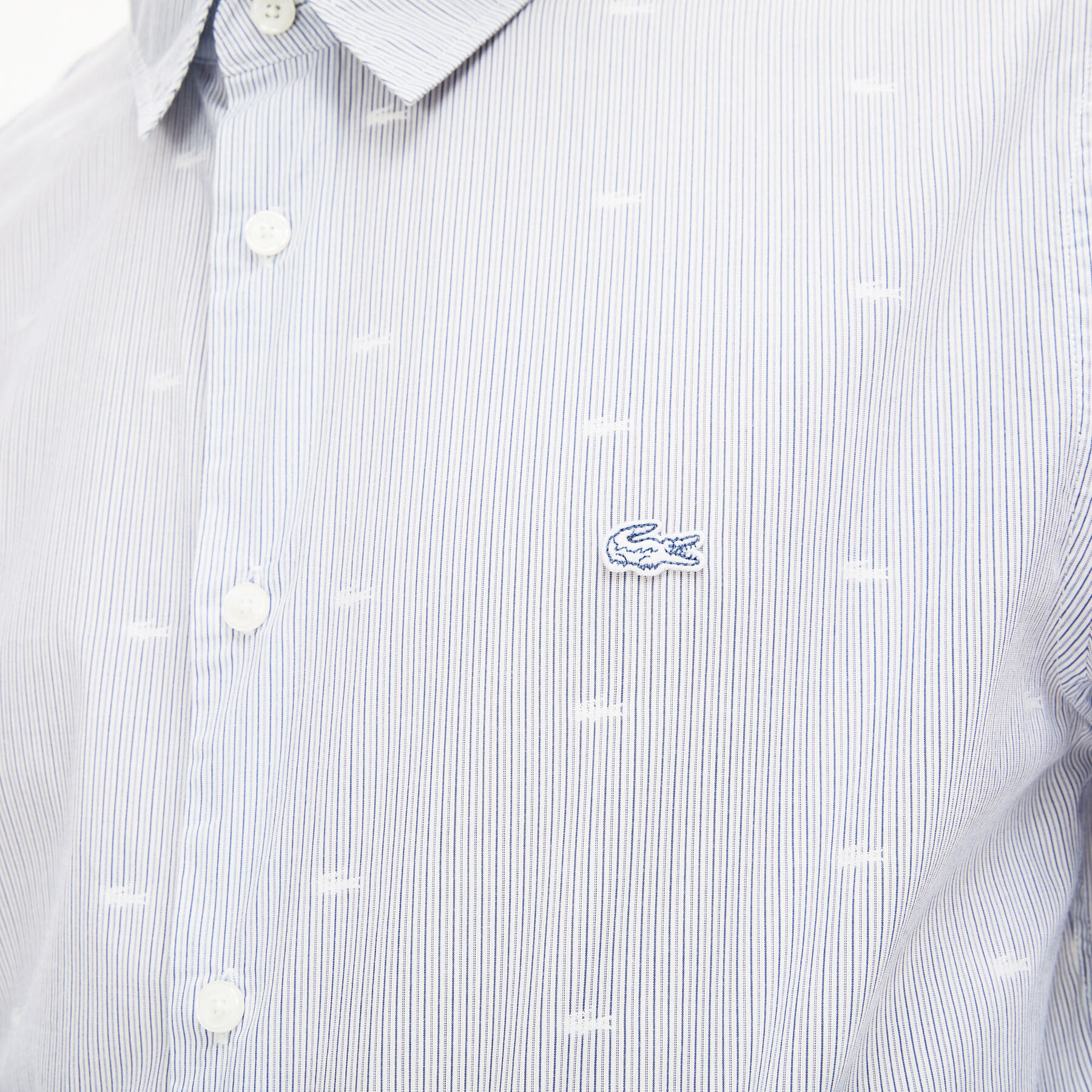 Men's Crocodile Print Poplin Shirt lacoste men s crocodile print poplin shirt