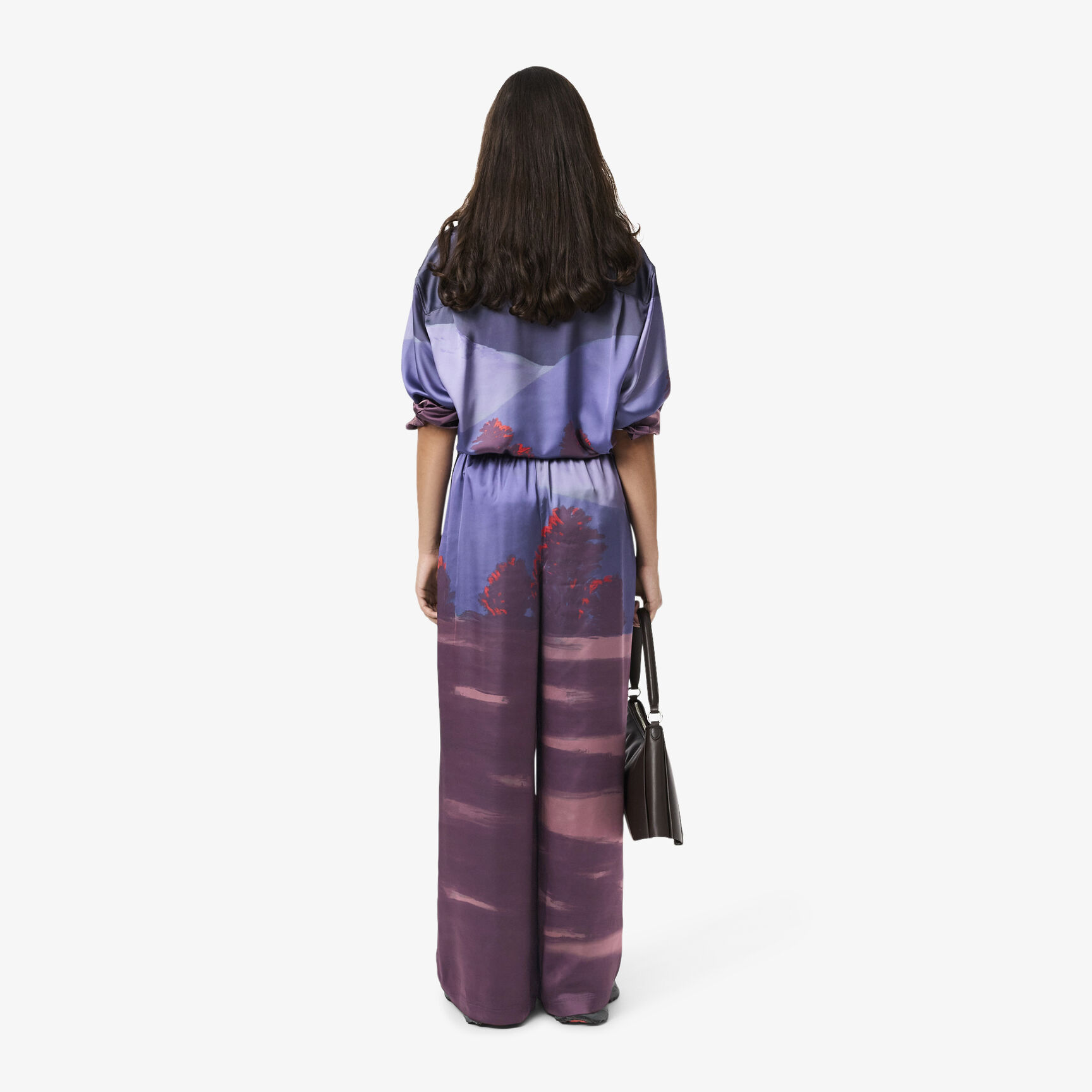 Oversized Landscape Print Pants - HF6384-00-ADI