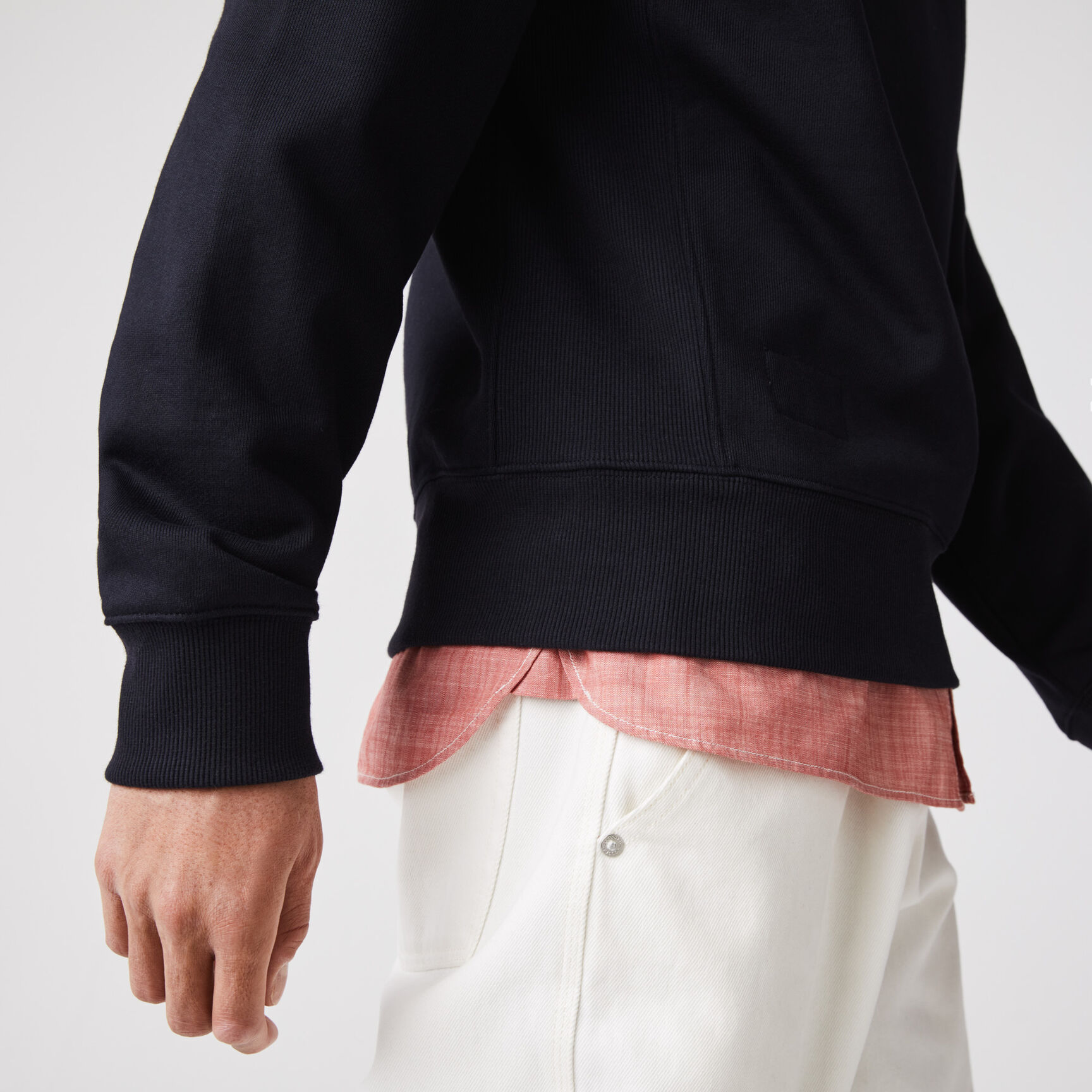 Unisex Crew Neck Organic Cotton Fleece Sweatshirt