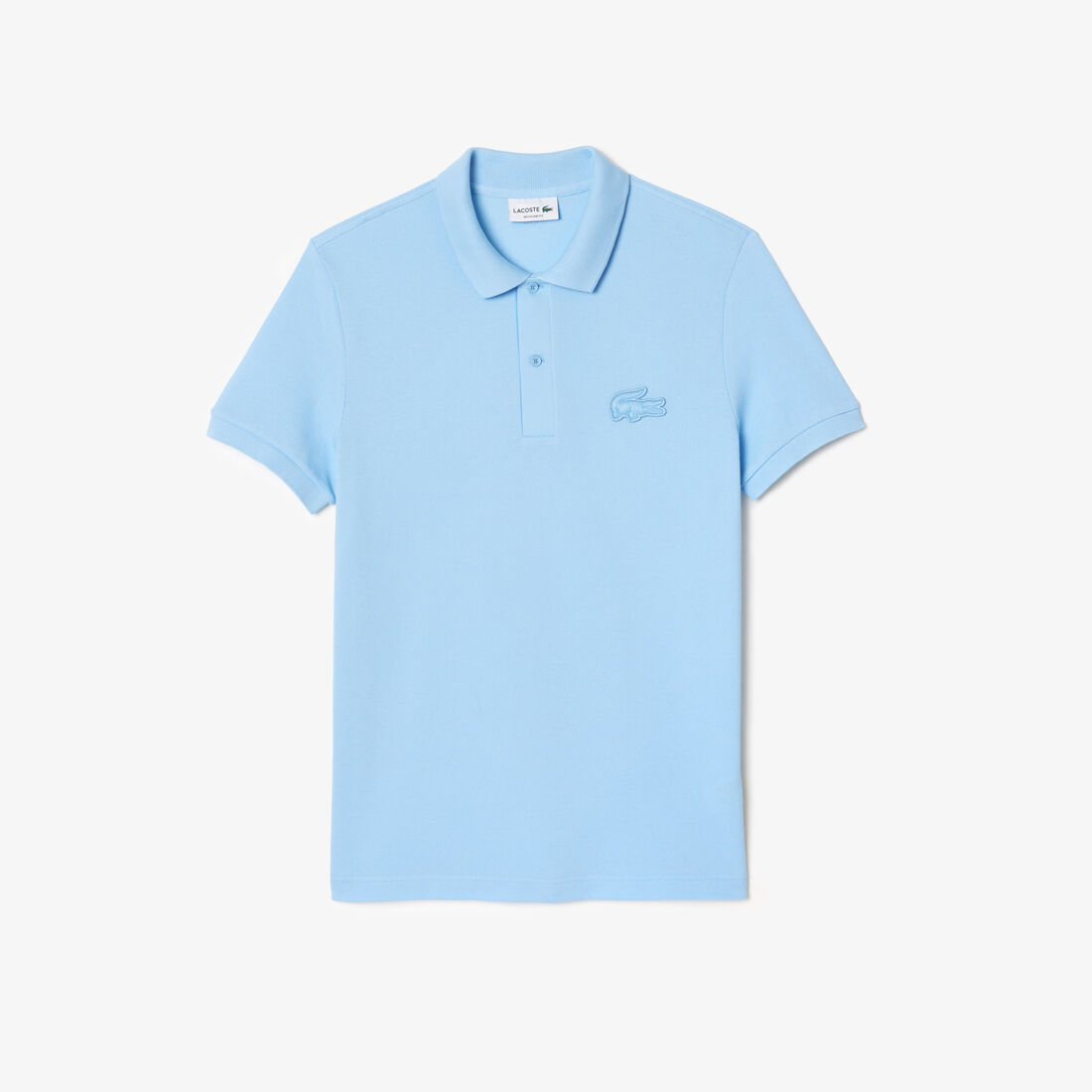 Regular Fit Quilted Crocodile Badge Polo Shirt Regular Fit Quilted Crocodile Badge Polo Shirt - PH2100-00-HBP