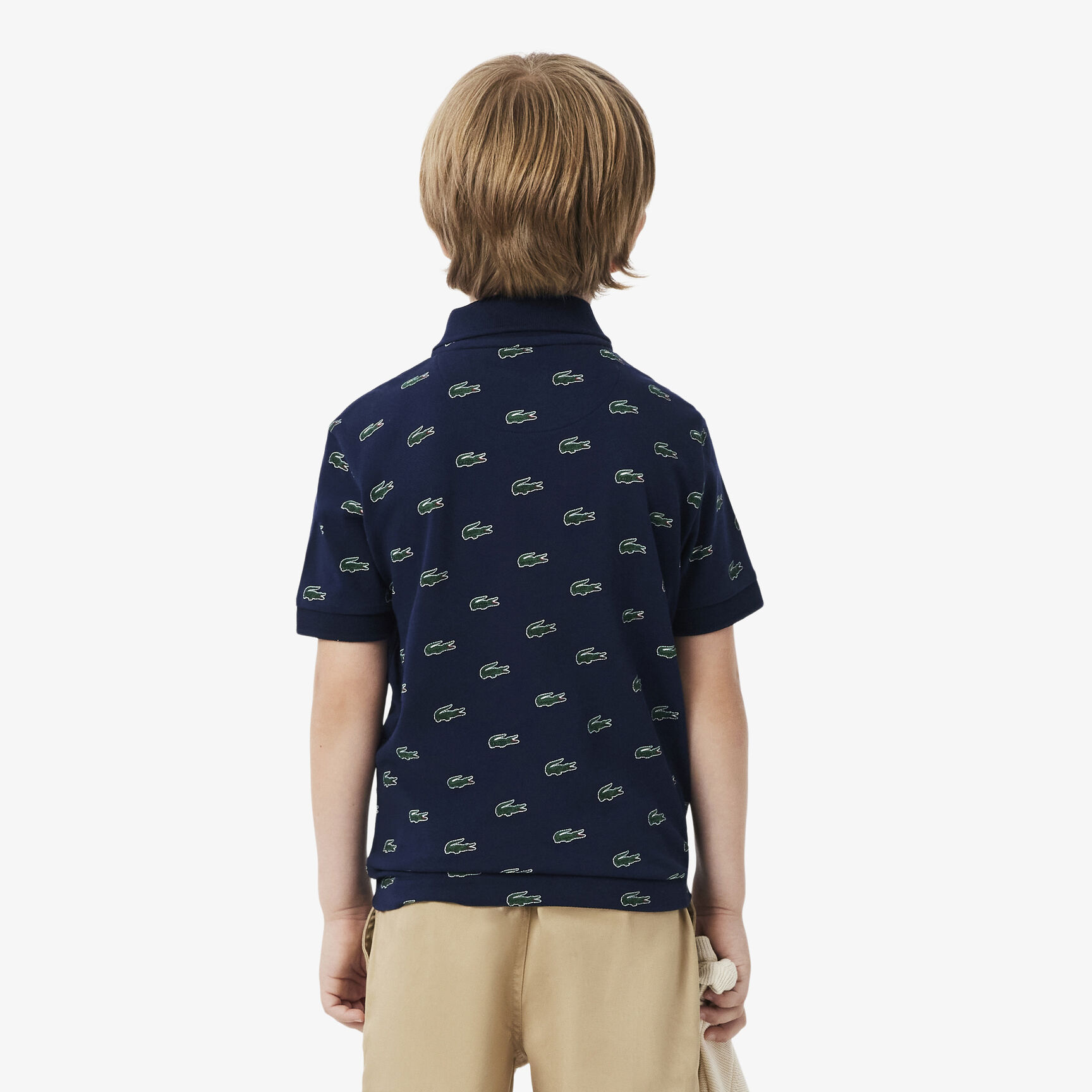 Printed Petit Pique Polo Shirt - PJ1117-00-166