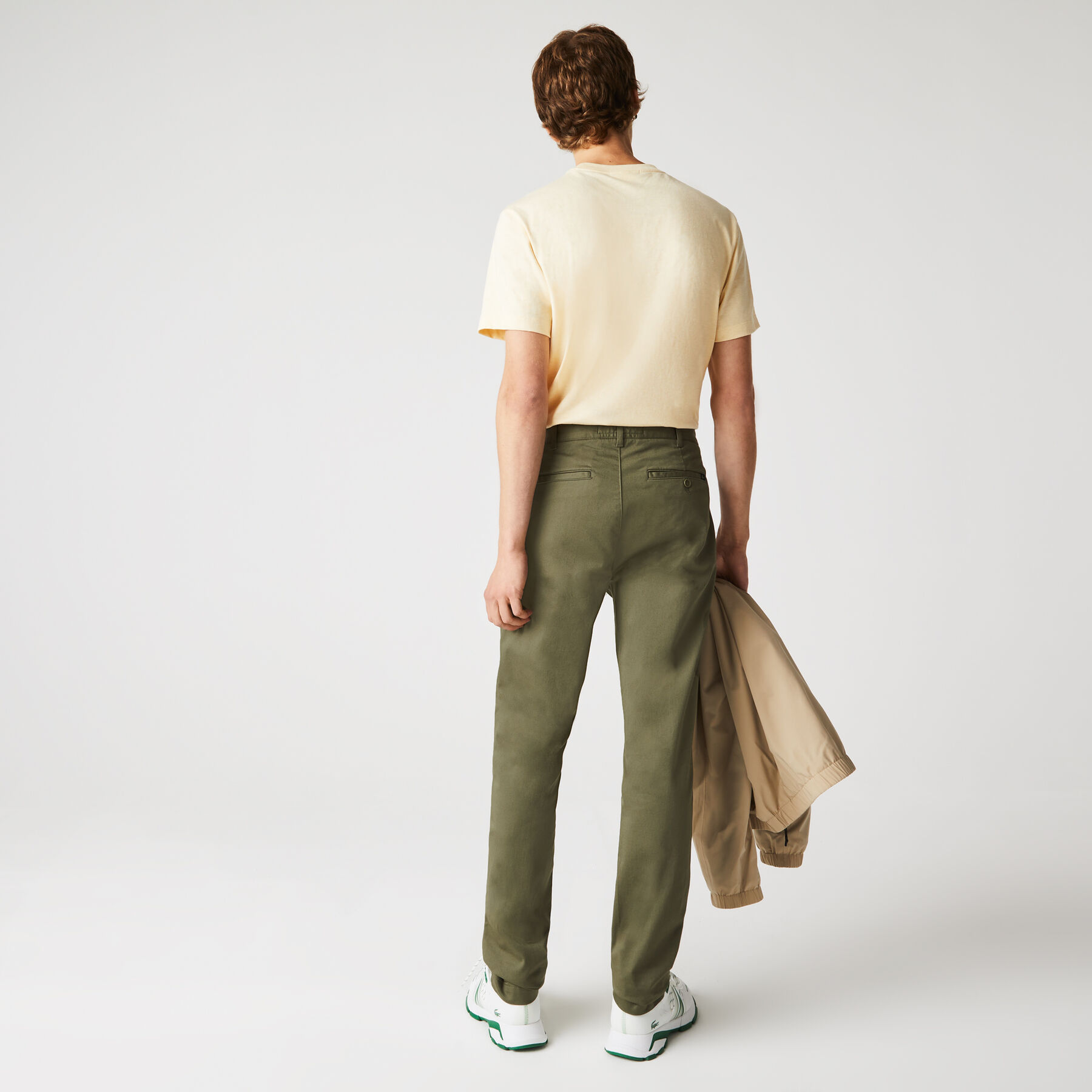 Men's New Classic Slim Fit Stretch Cotton Trousers lacoste men s new classic slim fit stretch cotton trousers