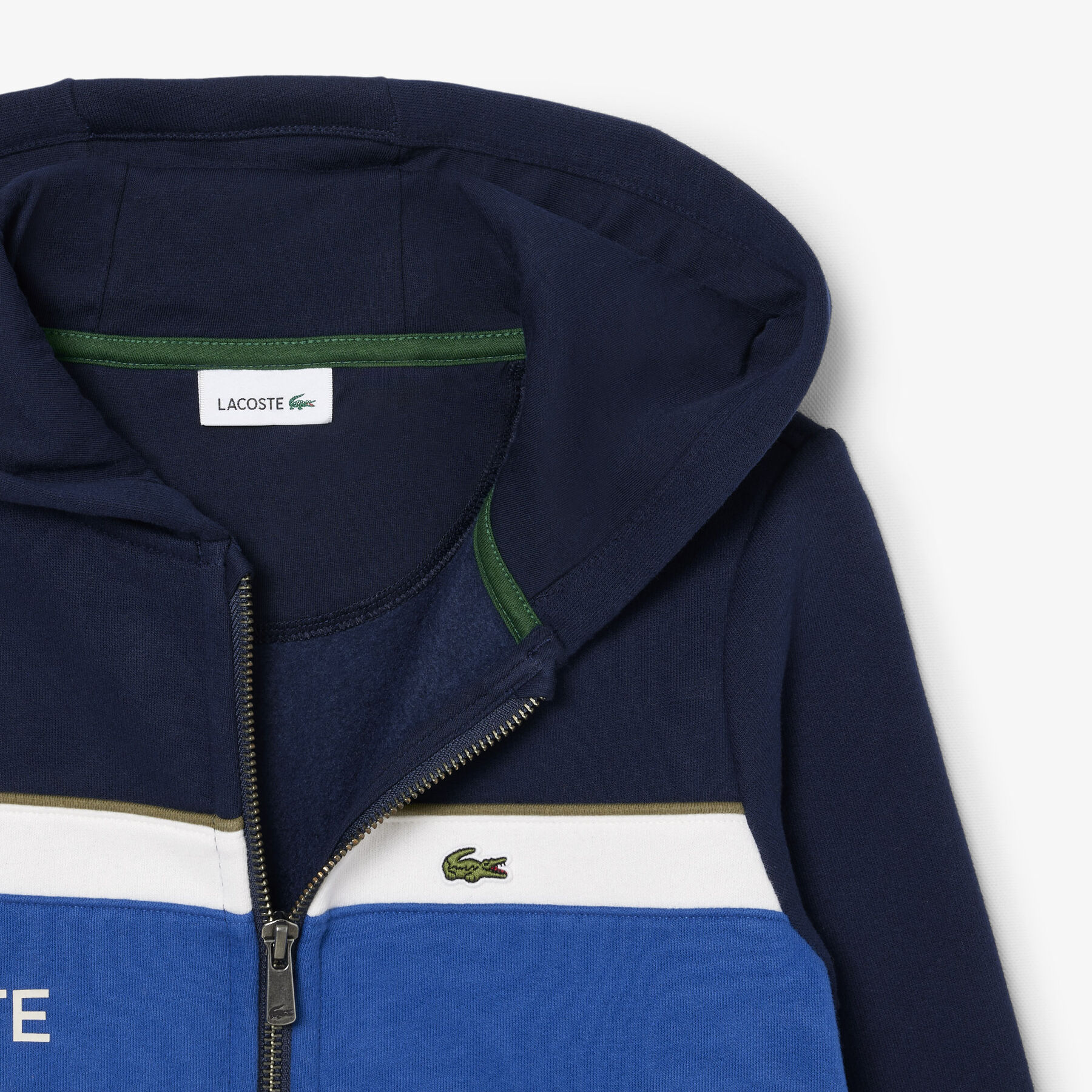 Colour-Block Fleece Sweatshirt lacoste colour block fleece sweatshirt