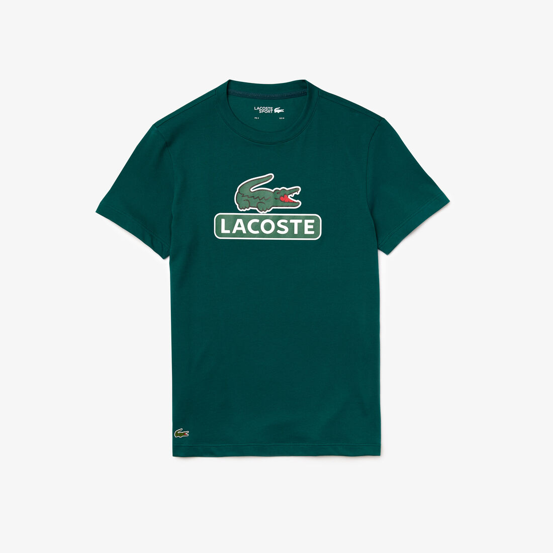 Men's Lacoste SPORT Print Logo Breathable T-shirt
