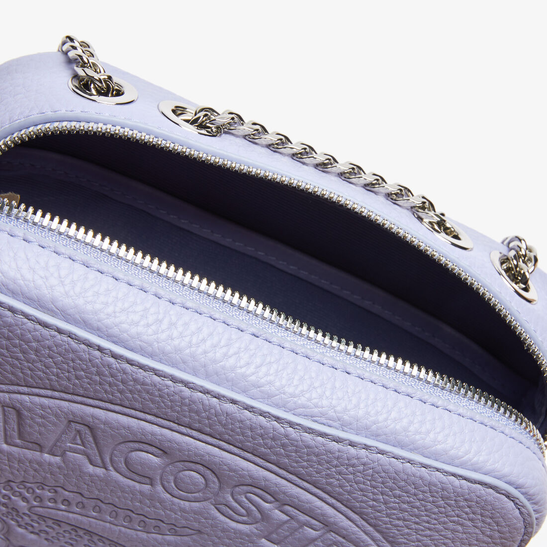 Women’s Croco Crew Grained Leather Zip Shoulder Bag Women’s Croco Crew Grained Leather Zip Shoulder Bag