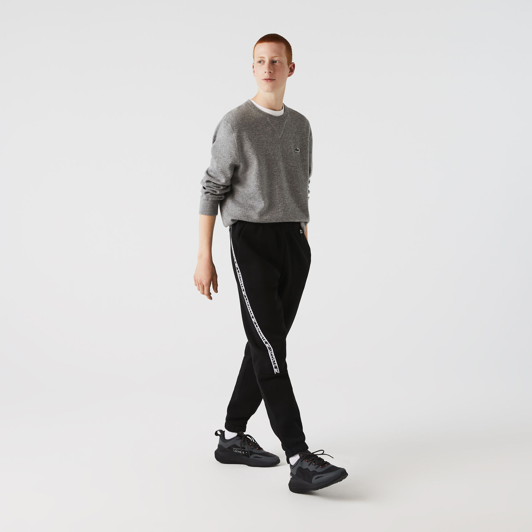 Men's Lacoste Printed Bands Trackpants