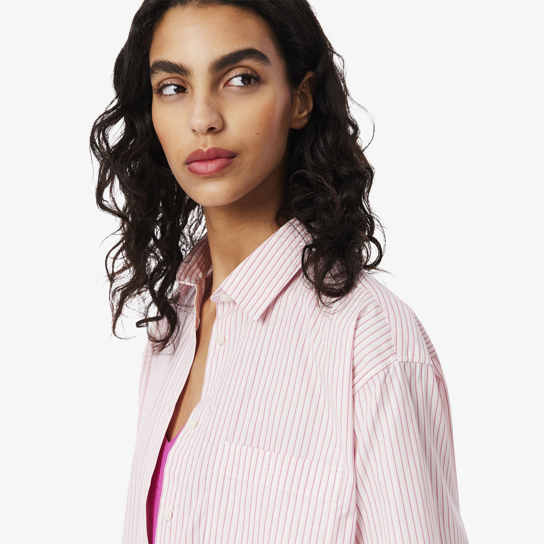 Oversized Cotton Poplin Shirt Oversized Cotton Poplin Shirt - CF0215-00-FLI