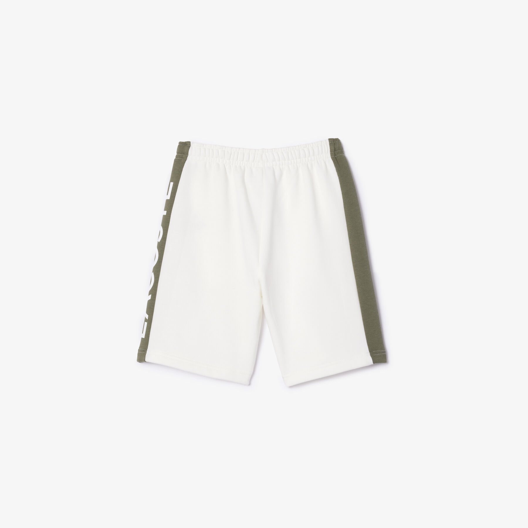 Kids' Lacoste Colour-Stripe Organic Cotton Shorts kids lacoste colour stripe organic cotton shorts