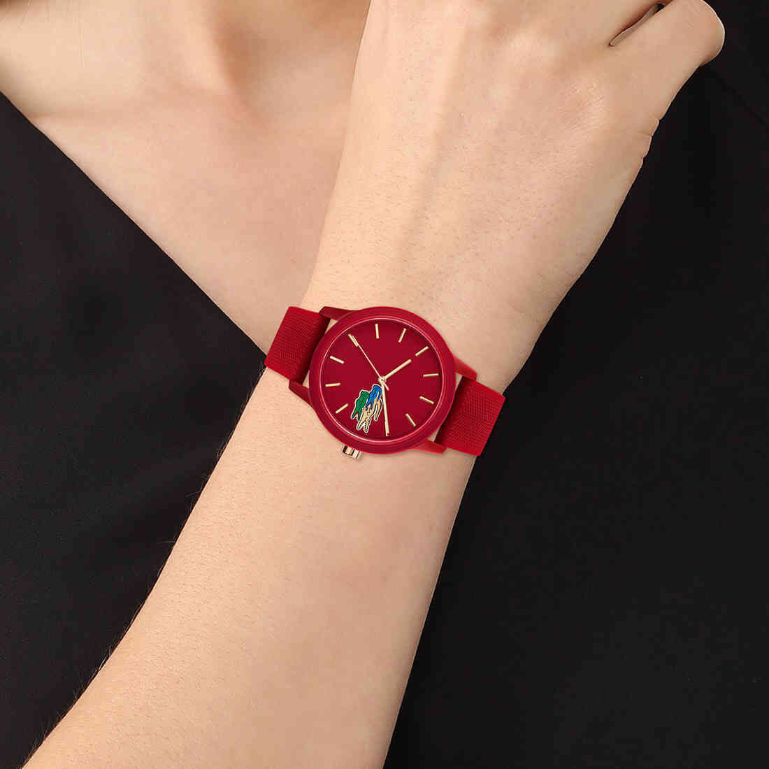 Lacoste.12.12 Women Quartz Watch Women Lacoste 12.12 Ladies Quartz Watch - 2001184-RED