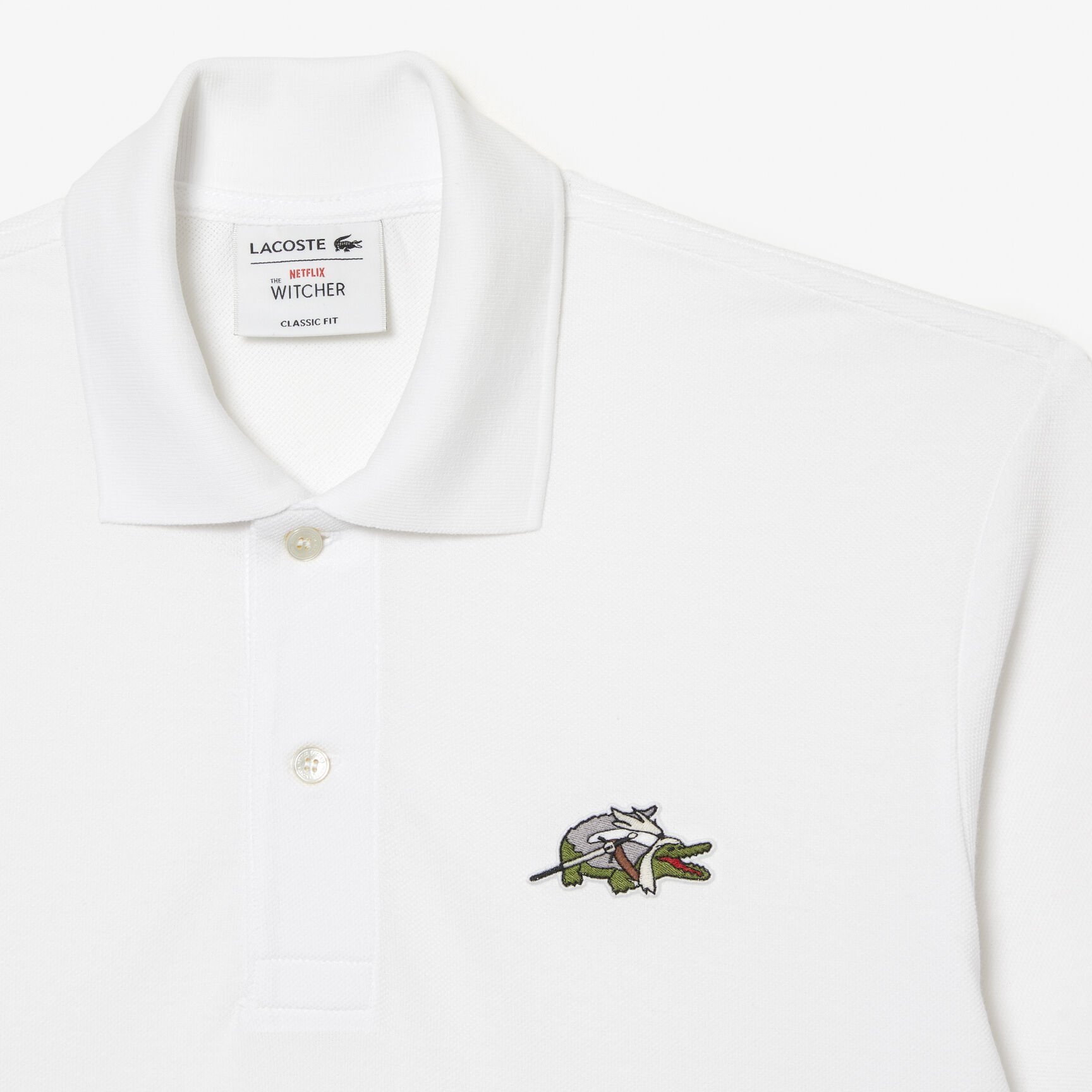 Men’s Lacoste x Netflix Organic Cotton Polo Shirt Men’s Lacoste x Netflix Organic Cotton Polo Shirt