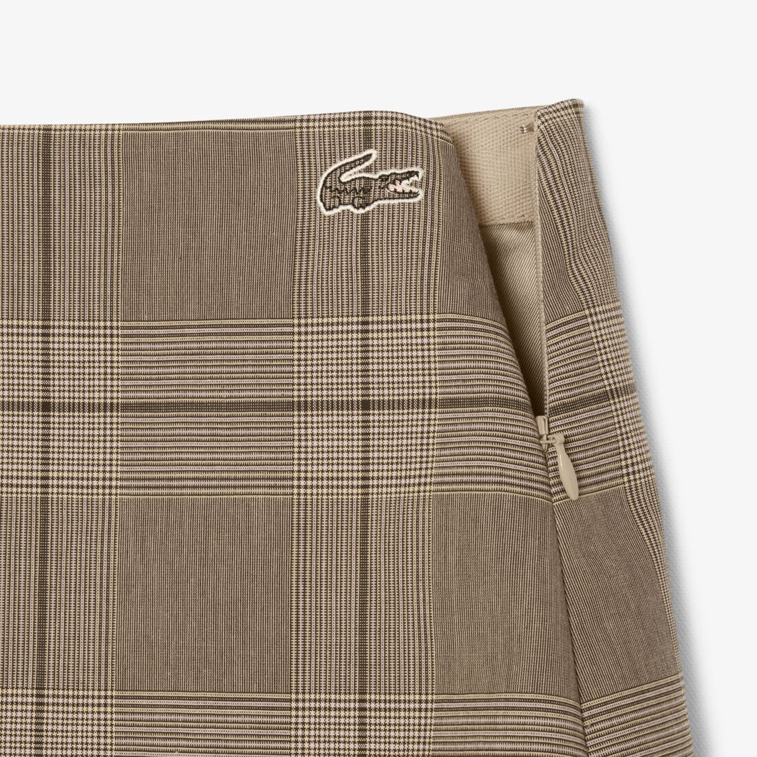 تنورة قصيرة منقوشة مقاومة للماء Water-Repellent Short Plaid Skirt - JF5607-00-AIM