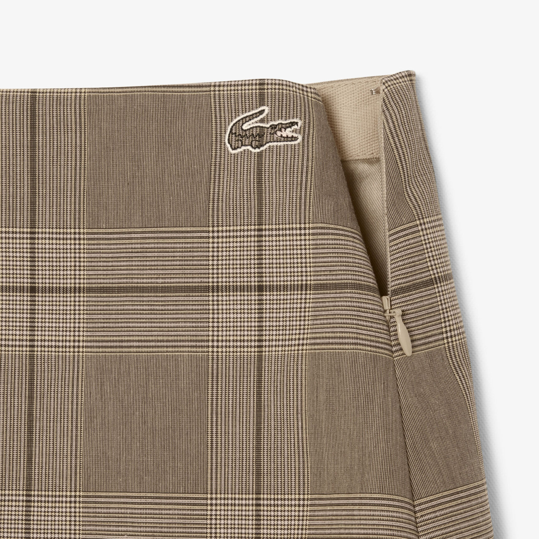 تنورة قصيرة منقوشة مقاومة للماء Water-Repellent Short Plaid Skirt - JF5607-00-AIM