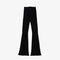 Seamless Ribbed Knit Flared Leggings lacoste seamless ribbed knit flared leggings