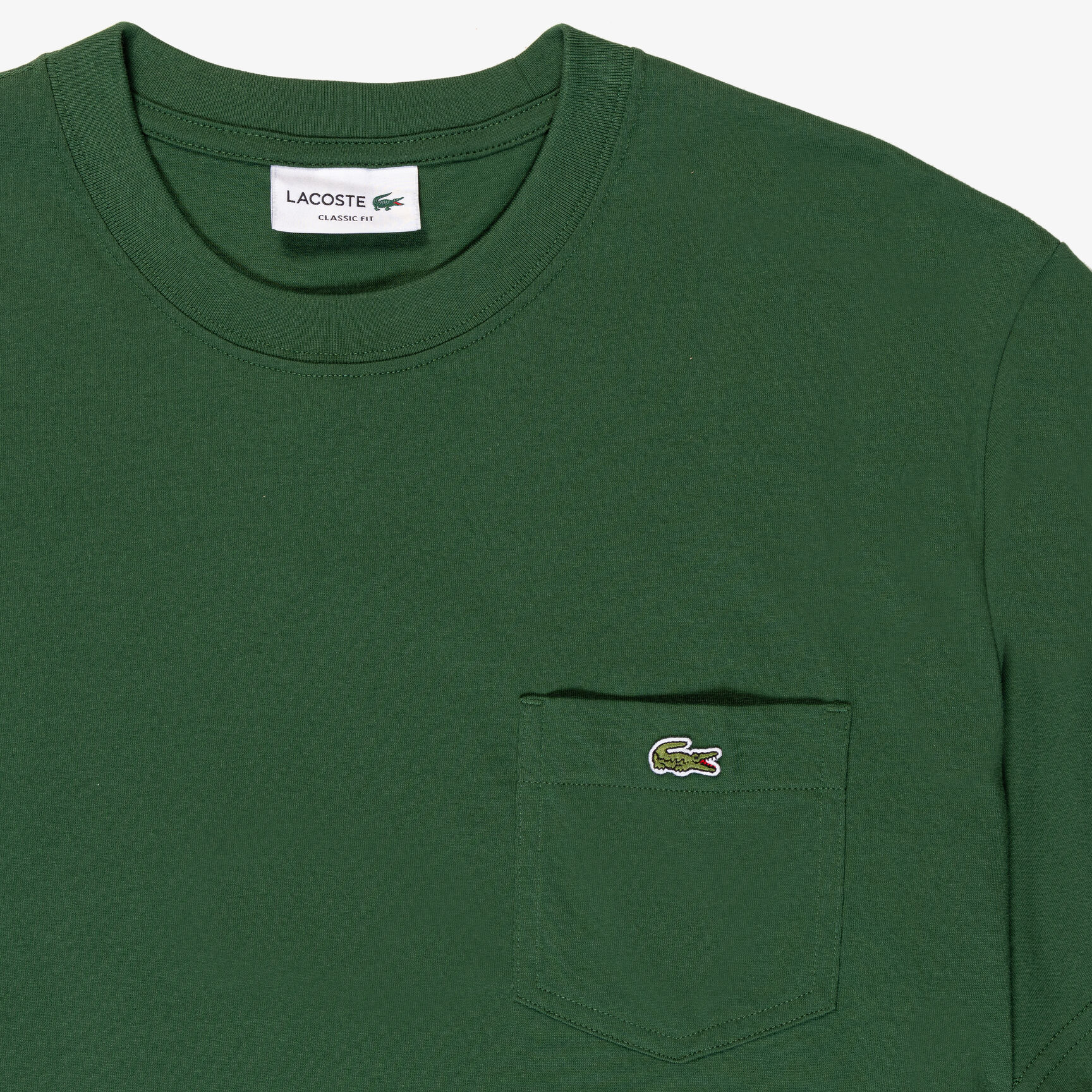 تي شيرت قطني مع جيب على الصدر Cotton T-shirt with Breast Pocket - TH2827-00-132