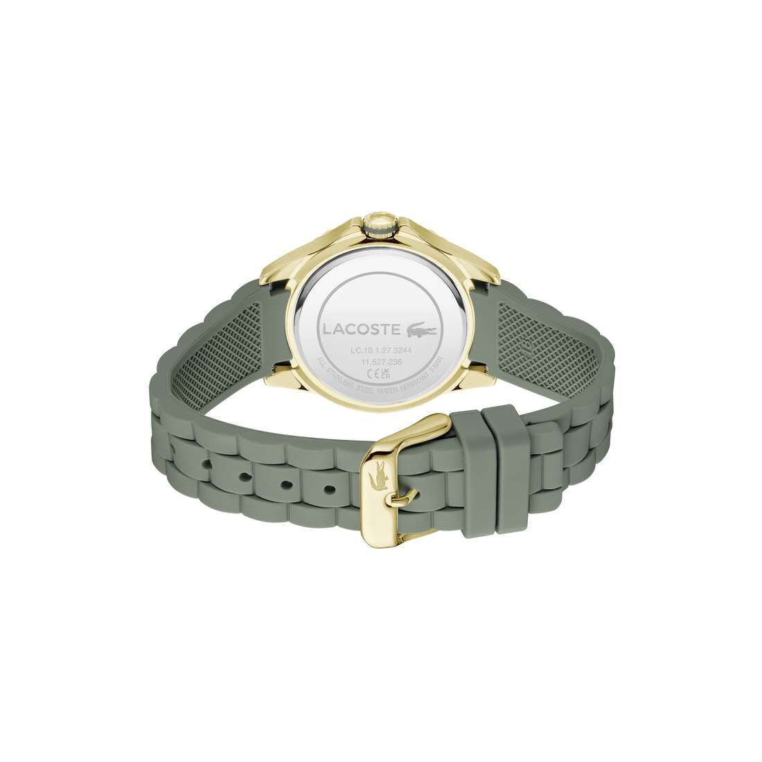 Women Silicone Strap 3 Hand Quartz Watch Women Women Silicone Strap 3Hand Quartz Watch - 2001427-GRN