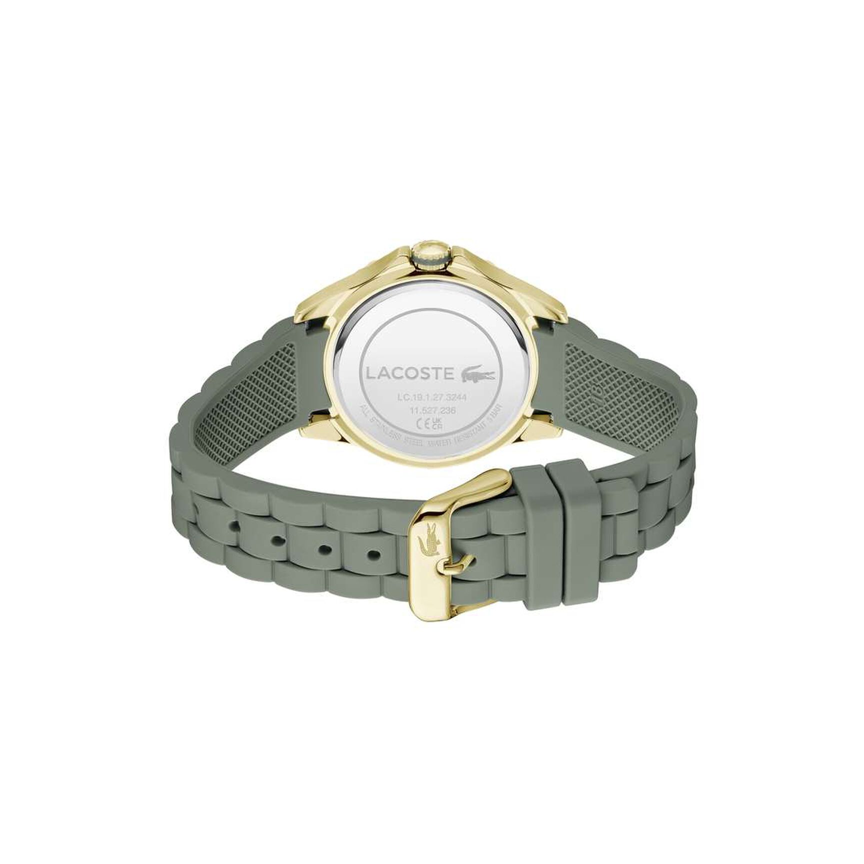 Women Silicone Strap 3 Hand Quartz Watch Women Women Silicone Strap 3Hand Quartz Watch - 2001427-GRN