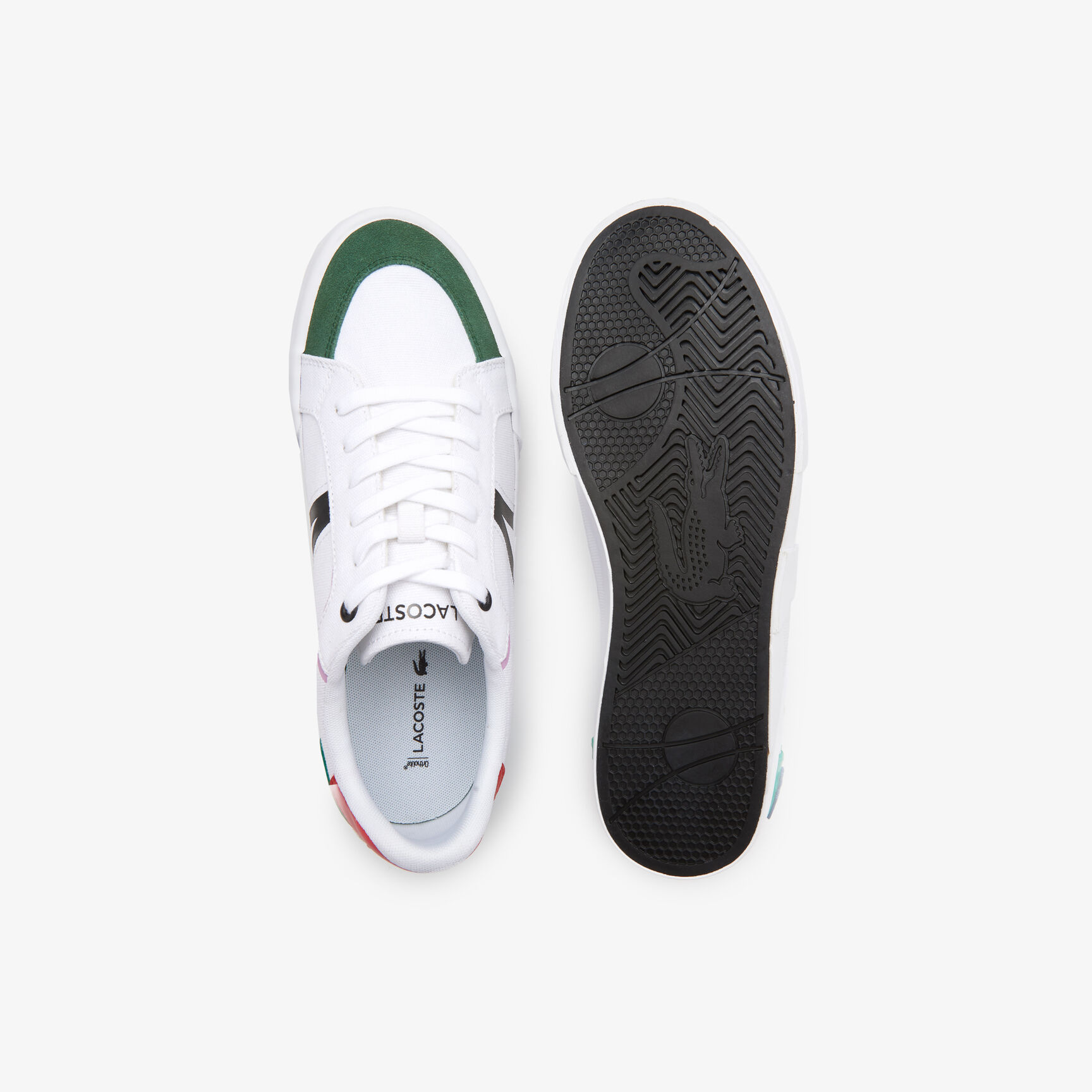 سنيكرز لاكوست L004 قماش بألوان متعددة للرجال سنيكرز لاكوست L004 قماش بألوان متعددة للرجال