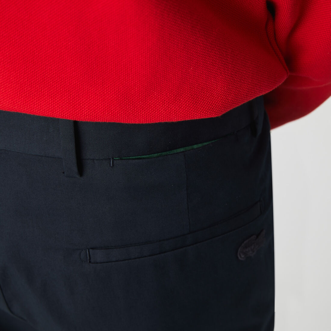 بنطلون تشينو من القطن المرن ذو قصة ضيقة للرجال بنطلون تشينو من القطن المرن ذو قصة ضيقة للرجال