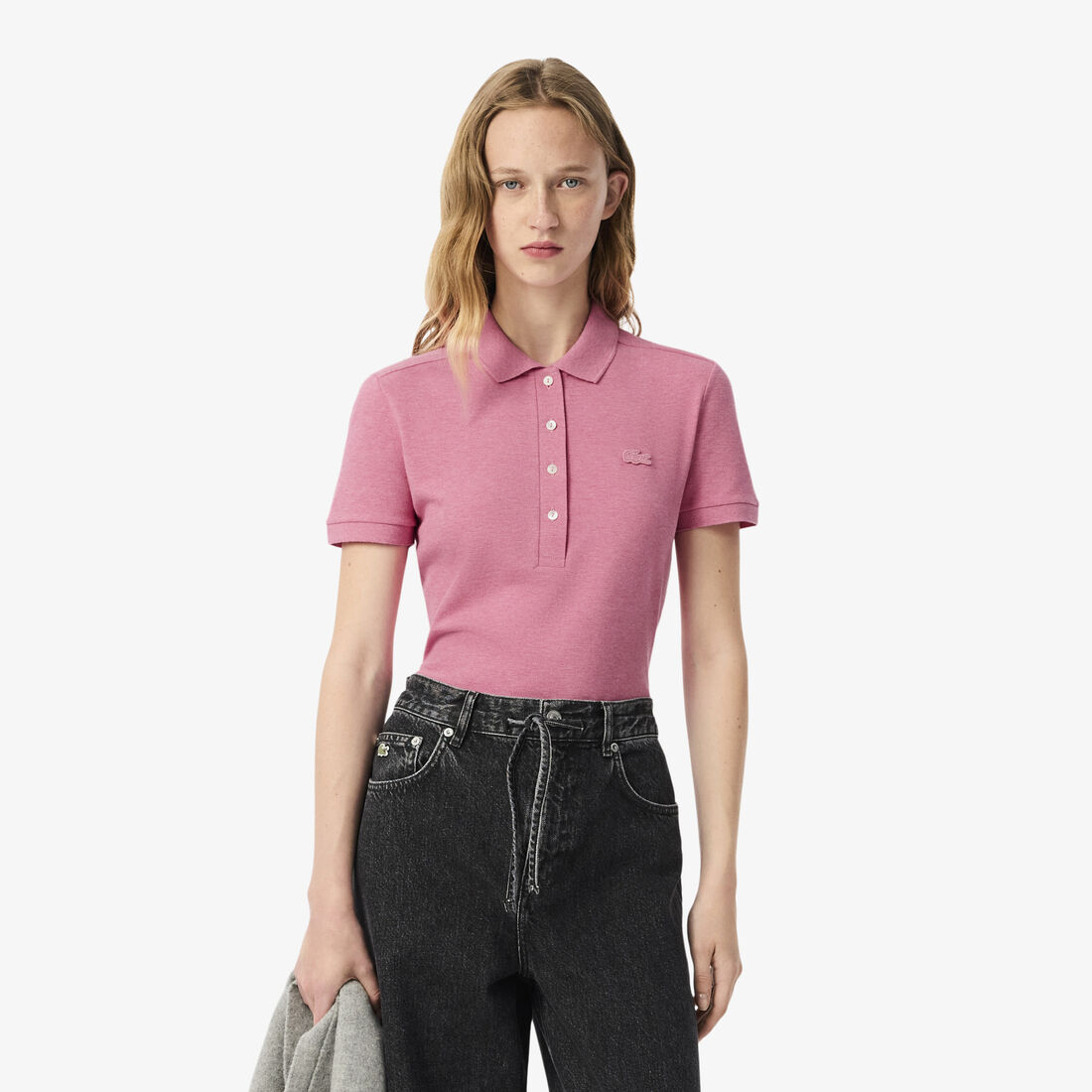 L.12.D Slim Fit Stretch Petit Pique Polo Shirt - PF5462-00-B1I