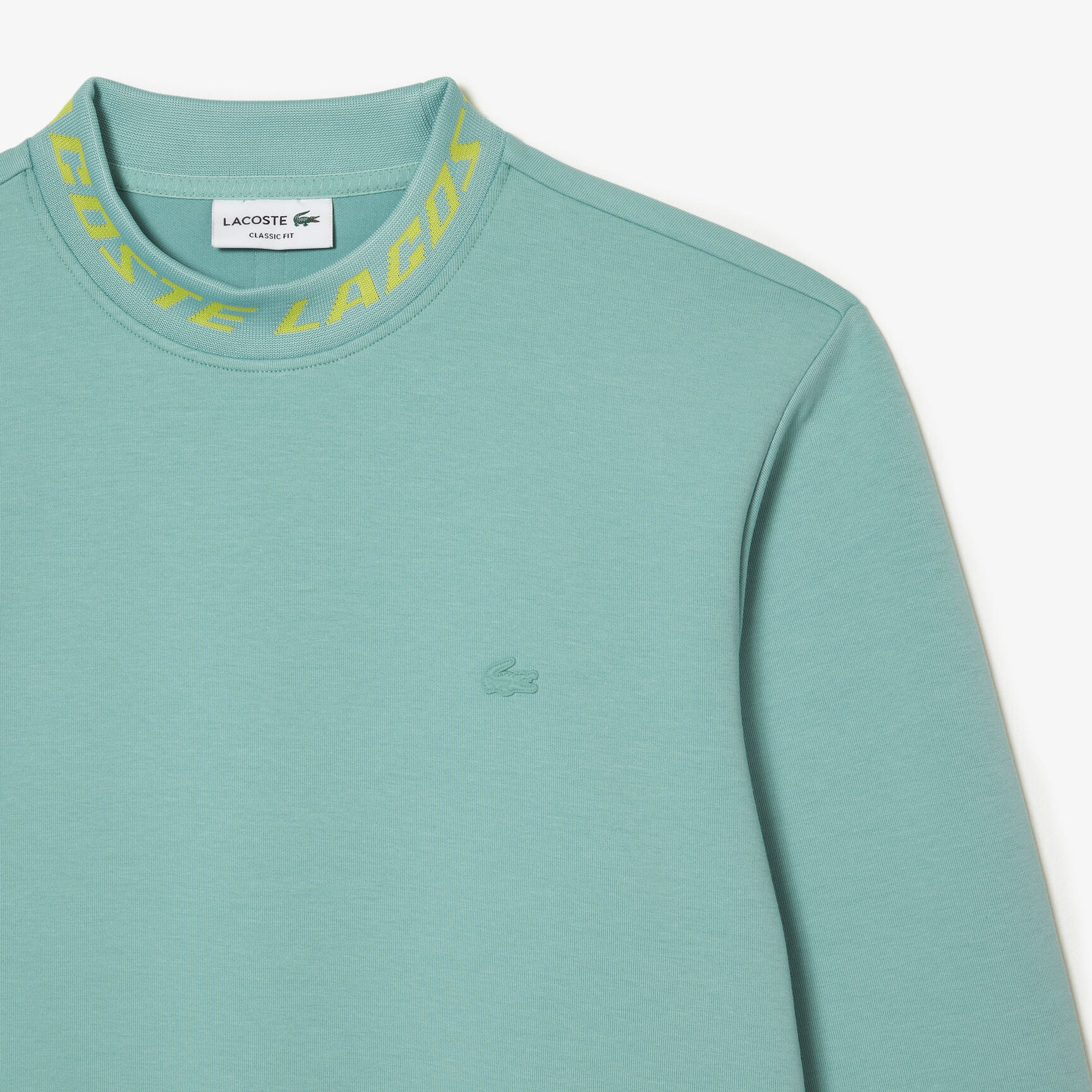 Men's Lacoste Double Sided Logo Collar Sweatshirt - SH5690-00-3A4