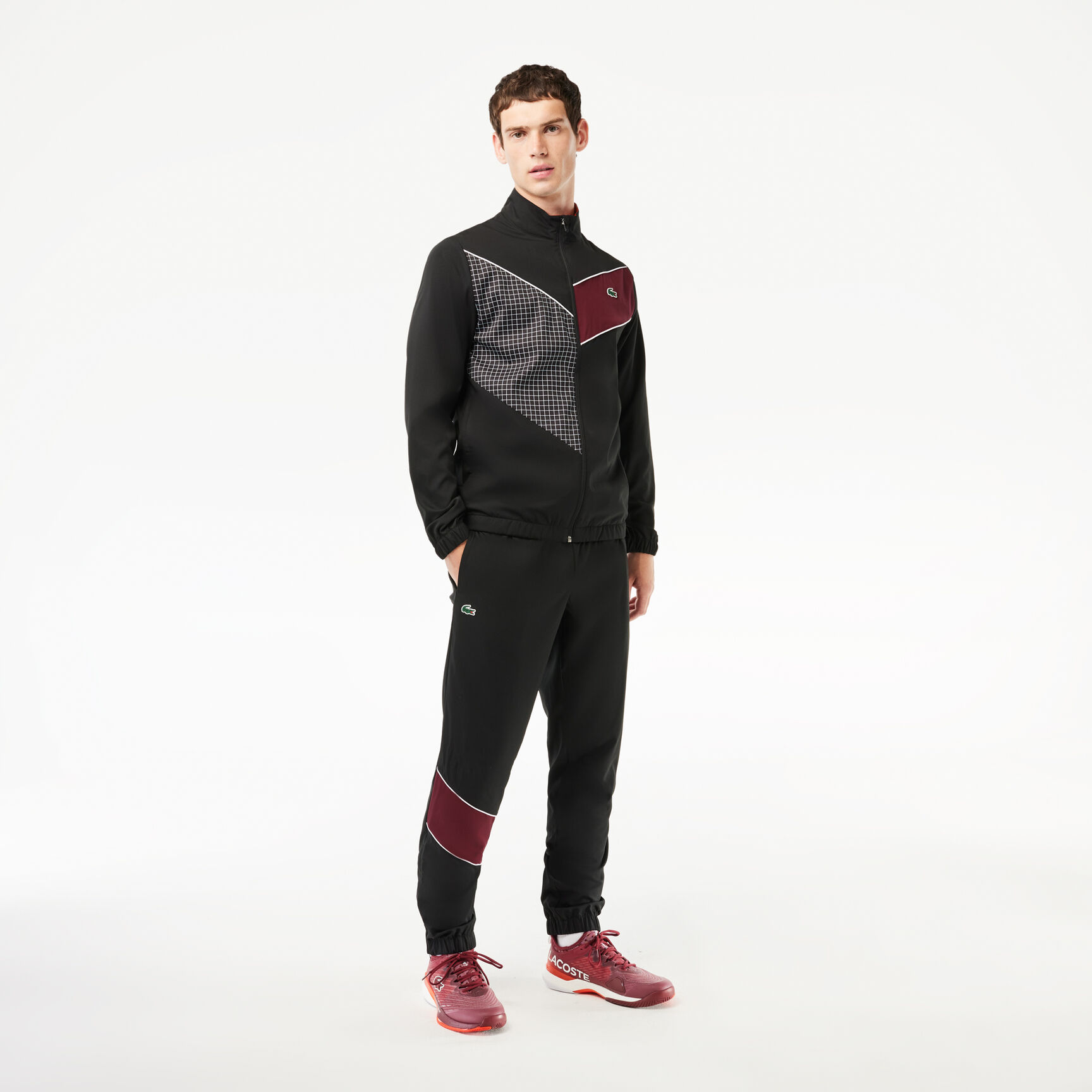 بنطال رياضي صُنع في فرنسا Stretch Fabric Tennis Tracksuit - WH1796-00-LIR