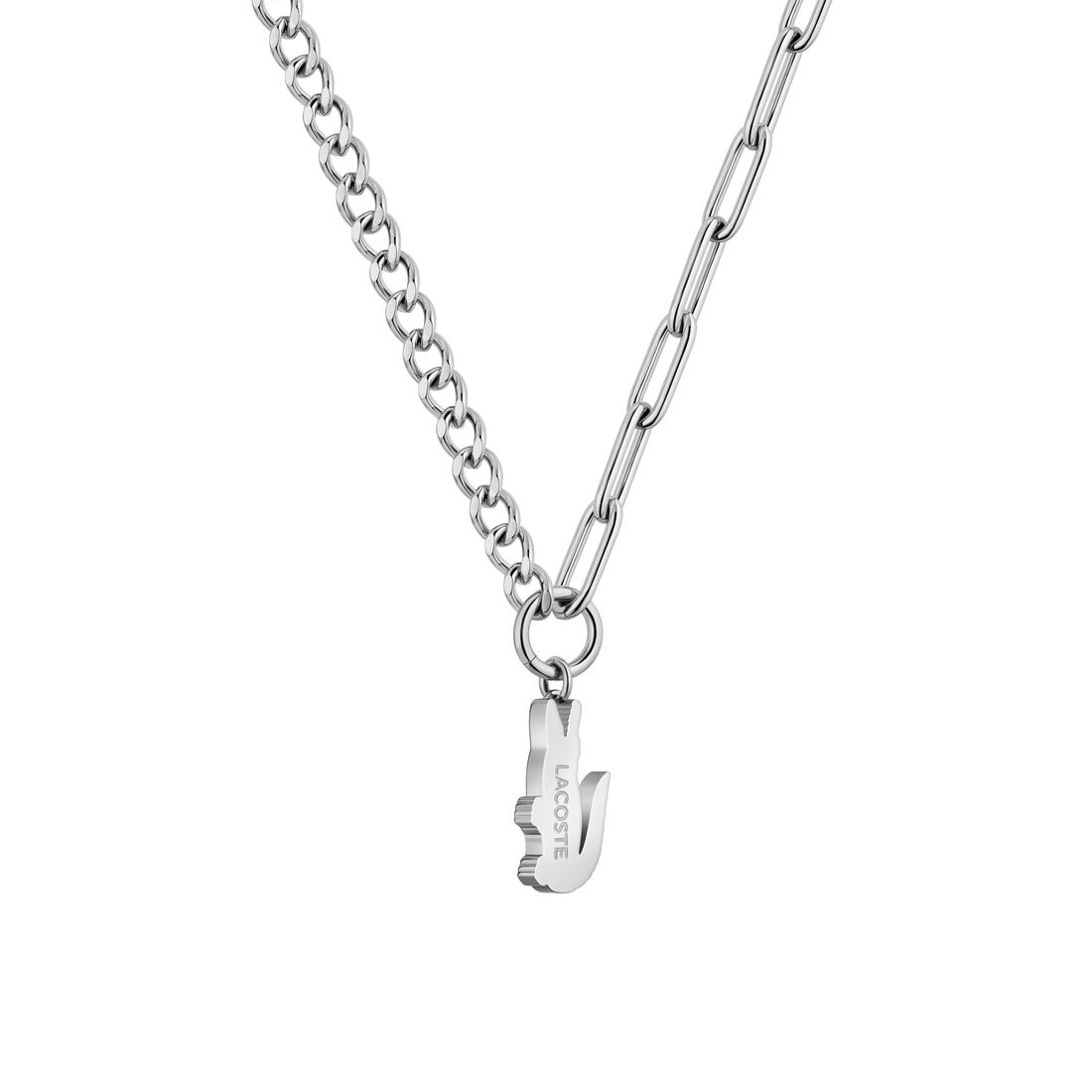 Lacoste Crocodile Womens Neck Jewelry null - 2040553-SIL