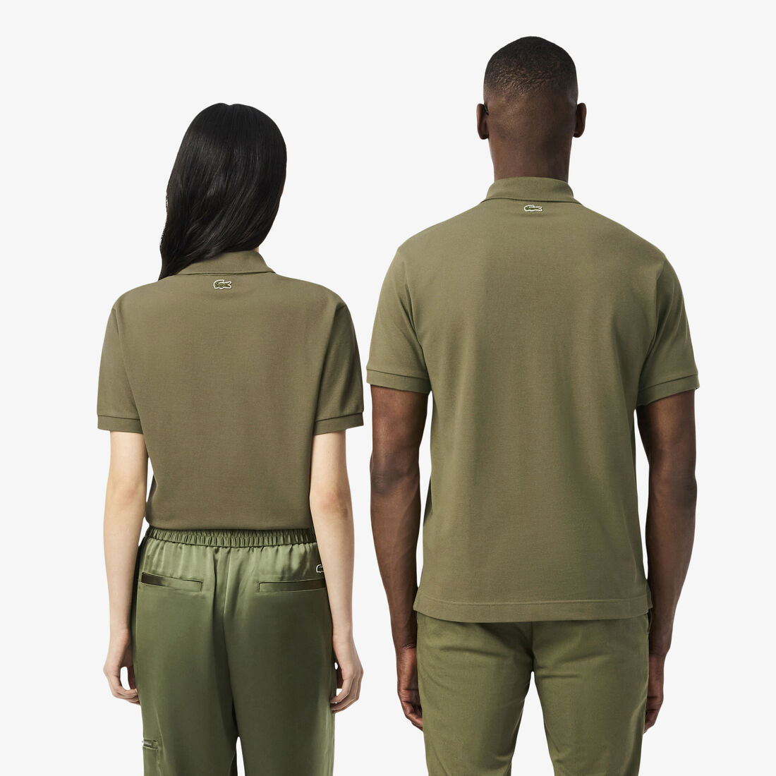 قميص بولو كلاسيكي بطباعة مميزة مقاس L.12.12 Classic Fit Signature Print L.12.12 Polo Shirt - PH2723-00-E9F