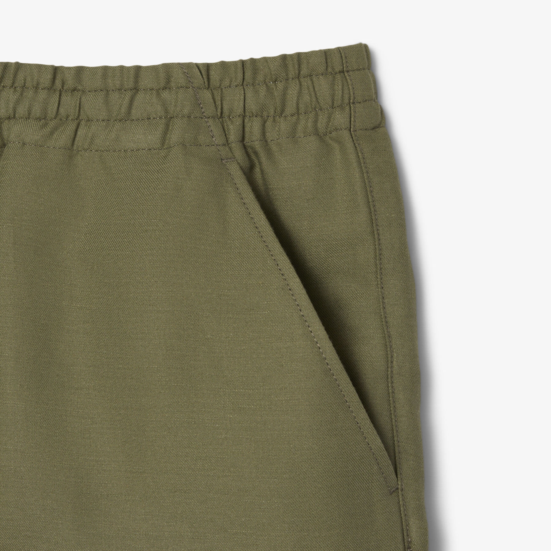 Regular Fit Linen Blend Shorts lacoste regular fit linen blend shorts