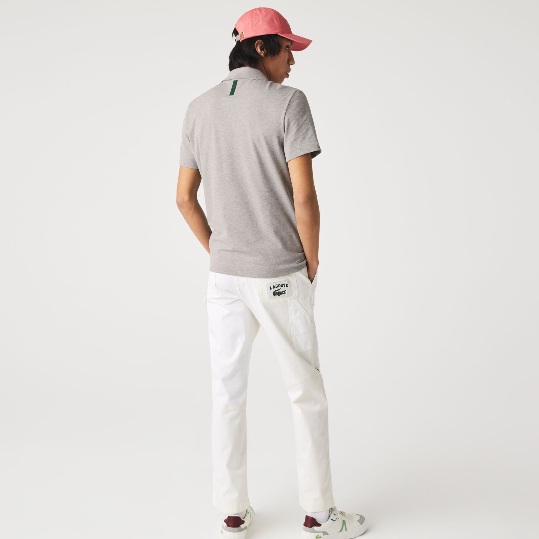 Men's Lacoste Slim Fit Organic Stretch Cotton Piqu&eacute; Polo Shirt