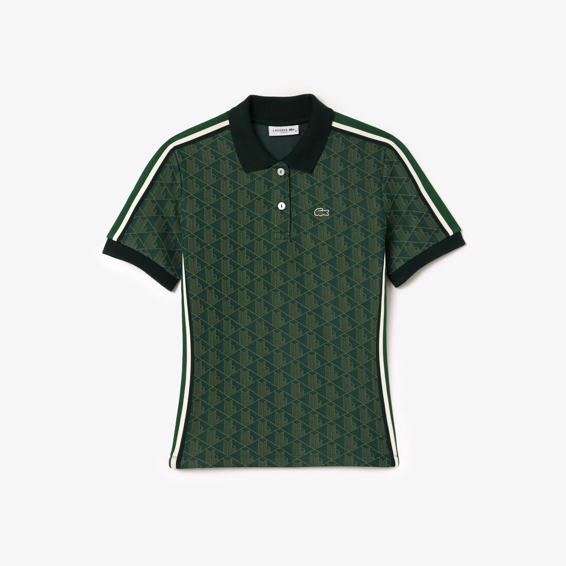 Slim Fit Monogram Jacquard Polo Shirt Jacquard Monogram Polo Shirt - DF3364-00-ICL