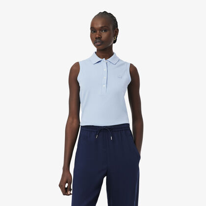 Slim Fit L.12.d Sleeveless Stretch Polo Shirt