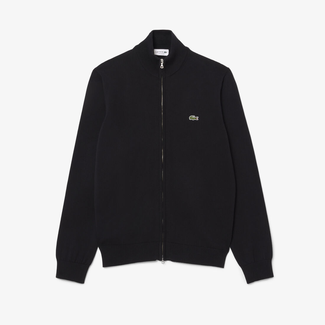 سترة قطنية بسحاب وياقة عالية Zipped High Neck Cotton Sweater - AH1957-00-031