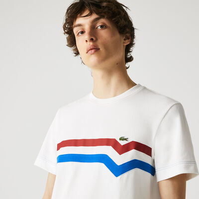 Men's Made In France Striped Organic Cotton T-shirt