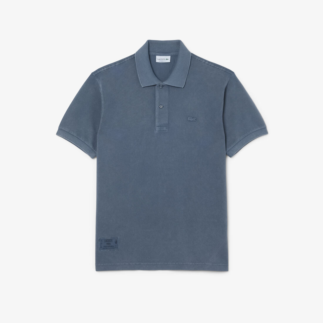 lacoste classic fit l 12 12 washed effect polo shirt