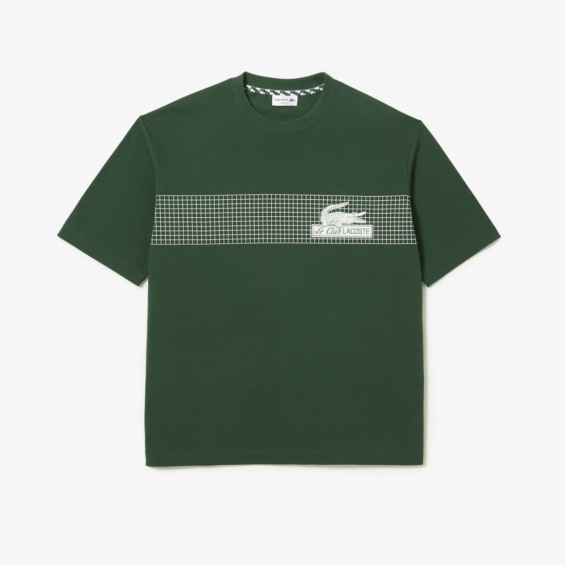 Men's Lacoste Loose Fit Tennis Print T-shirt Men's Lacoste Loose Fit Tennis Print T-shirt